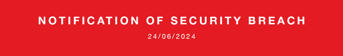 Security Breach Banner